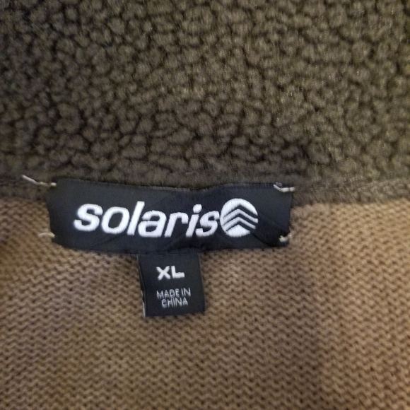 Solaris Full Zip High Fleece Collar Knit Sweater - Picture 7 of 7